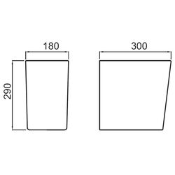 Semipiedestal Roca Caserta A3350J1000 (White) Thumb