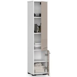 Penal Akord Fin 30 2D (White/Cappuccino Gloss) Thumb