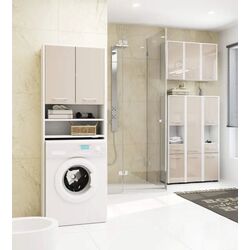 Penal Akord Fin 30 2D (White/Cappuccino Gloss) Thumb