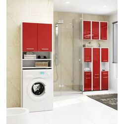 Penal Akord Fin 30 2D (White/Red Gloss) Thumb