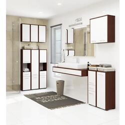 Penal Akord Fin 30 2D1SZ1W (Wenge/White) Thumb