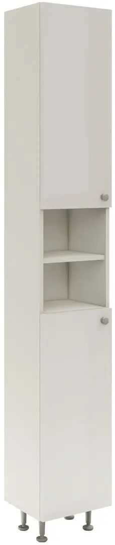 Пенал Haaus Zaria 2Д 300 (White/White Gloss)