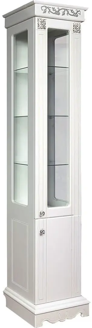 Dulap КМК 0455.3 Ameliya 2D (White/Silver)