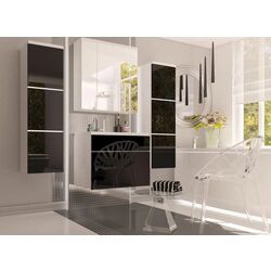 Пенал подвесной Mobhaus Mason BL 11 (White/Black) Thumb