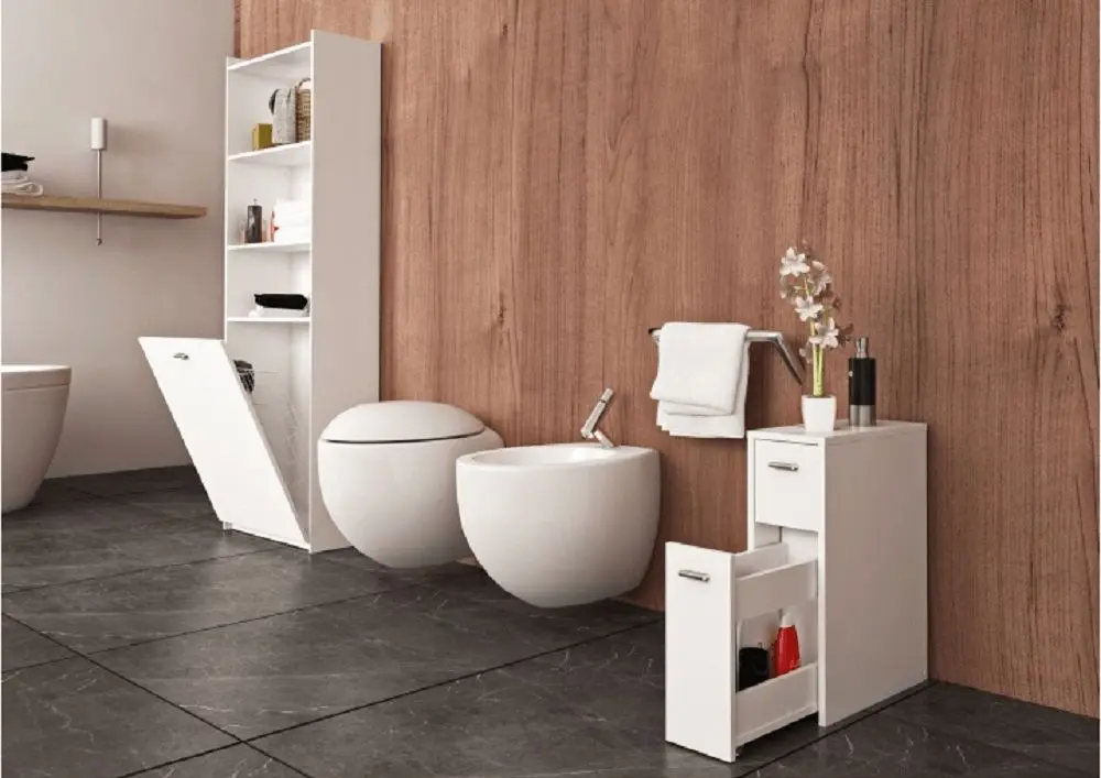 Dulap îngust Mobhaus Natali Typ 7 (White)