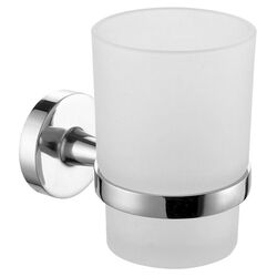 Pahar pentru periute de dinti Volle Ronda 2535.220101 (Chrome/Transparent)