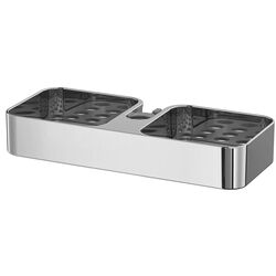 Полка для ванной Ikea Brogrund 25x4 (Хромированный)