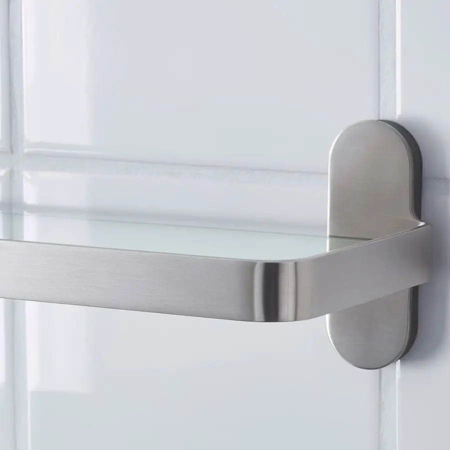 Raft pentru baie Ikea Brogrund 67x11 (Inox/Transparent)