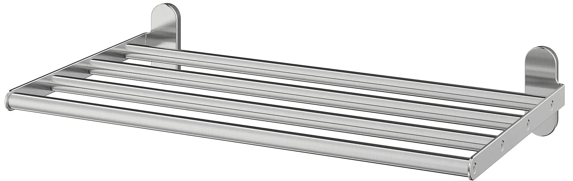Poliţă cu bară prosoape Ikea Brogrund 47x27 (Inox)