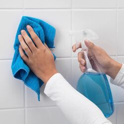 Полка угловая Ikea Tisken на присосках (Белый) Thumb