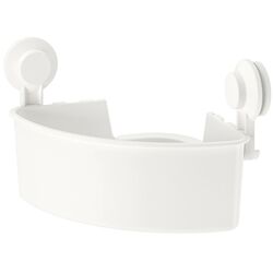 Полка угловая Ikea Tisken на присосках (Белый)