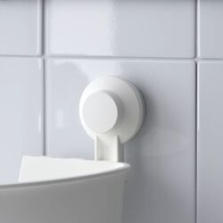 Полка угловая Ikea Tisken на присосках (Белый) Thumb