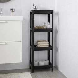 Etajera Ikea Vesken 36x23x100 (Negru) Thumb