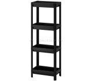 Etajera Ikea Vesken 36x23x100 (Negru)