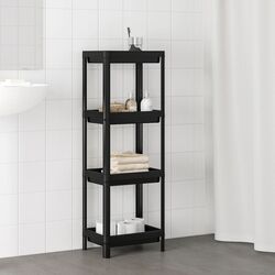 Etajera Ikea Vesken 36x23x100 (Negru) Thumb