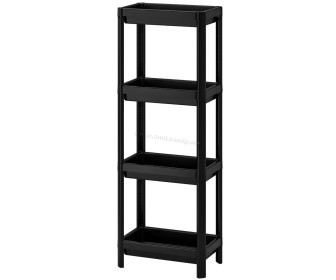 Etajera Ikea Vesken 36x23x100 (Negru)