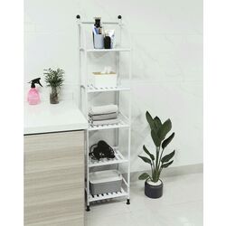 Etajera Tempo Kondela Lauro (White) Thumb