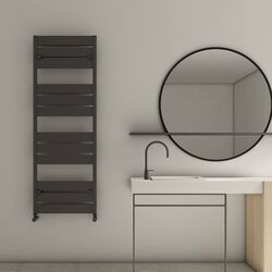 Полотенцесушитель алюминиевый Carisa Mack Bath MCB 0500070006 700x500 (Black) Thumb