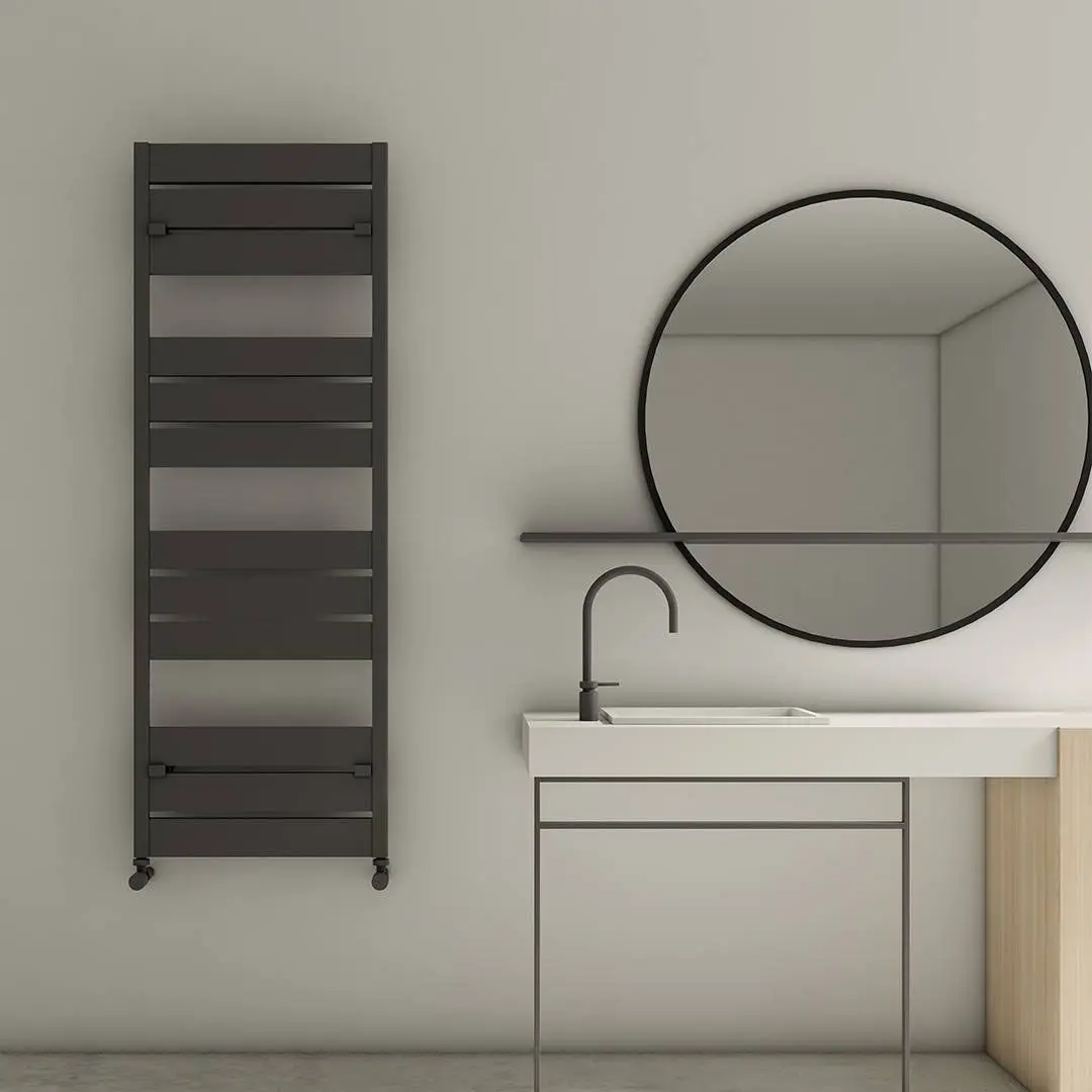 Полотенцесушитель алюминиевый Carisa Mack Bath MCB 0500070006 700x500 (Black) - 2