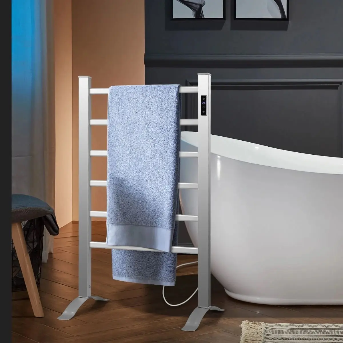 Полотенцесушитель Costway ES10253DE-SL (Silver) - 5