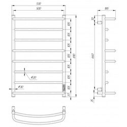 Uscator electric Elna Kaskad 8 810x530x185 (Black) Thumb
