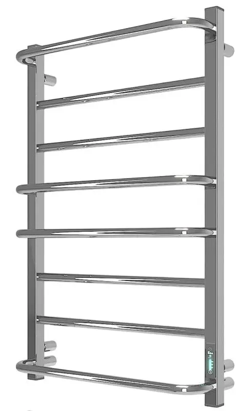 Полотенцесушитель электрический Elna Каскад Люкс 8 810x530x155 (Chrome)