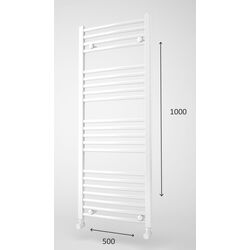 Uscator de prosoape Eurorad Zeus Curved 500x1000 (White) Thumb