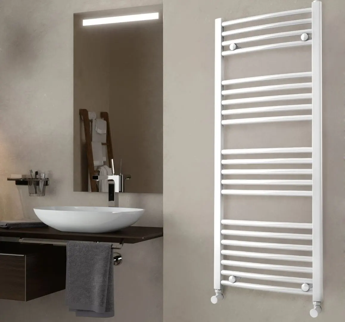 Uscator de prosoape Eurorad Zeus Curved 500x1000 (White) - 3