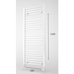 Uscator de prosoape Eurorad Zeus Flat 500x1200 (White) Thumb