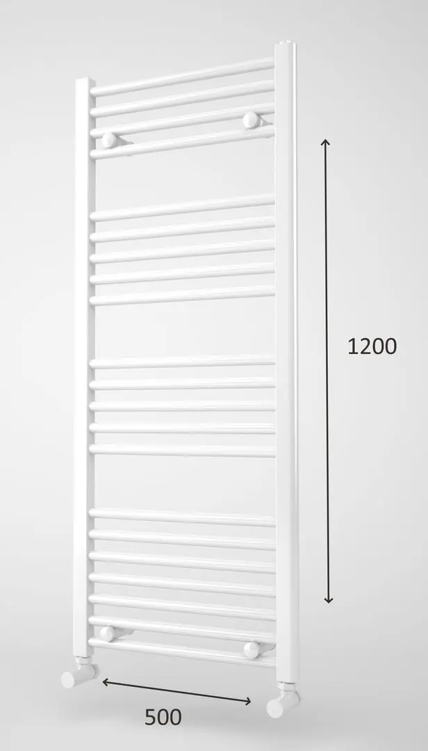 Uscator de prosoape Eurorad Zeus Flat 500x1200 (White)