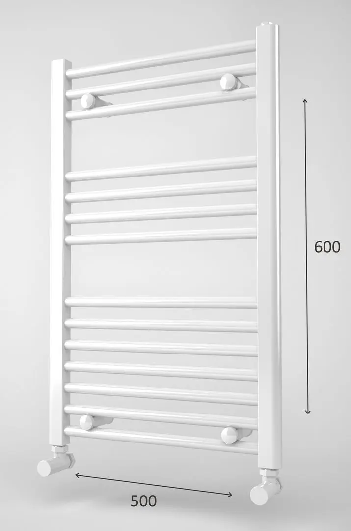 Uscator de prosoape Eurorad Zeus Flat 500x600 (White)