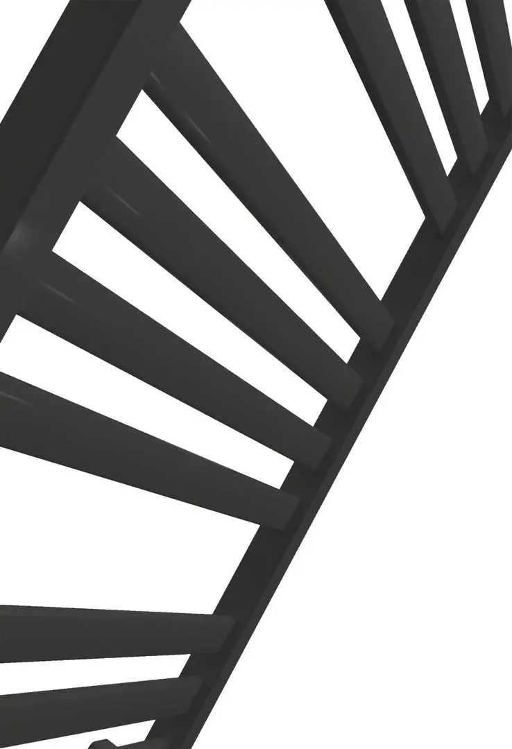 Полотенцесушитель Gorgiel Amur AAM 120/53 (Black Matt)