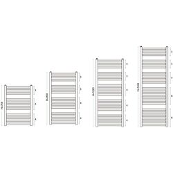 Полотенцесушитель Gorgiel Ebro AEB 145/53 (Black Matt) Thumb