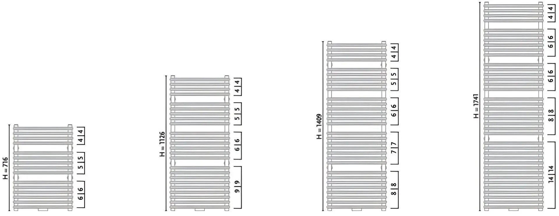 Полотенцесушитель Gorgiel Mars AR2 115/50 (Window Grey)