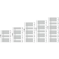 Uscator de prosoape Gorgiel Crest ACR 100/50 (Dark Graphite Matt) Thumb