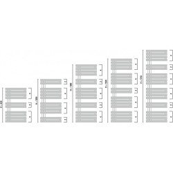 Полотенцесушитель стальной Gorgiel Crest ACR 170/50 (White) Thumb