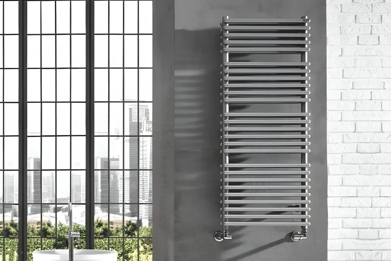 Radiator baie din otel Gorgiel Mars AR1 90/50 (Graphite) - 3