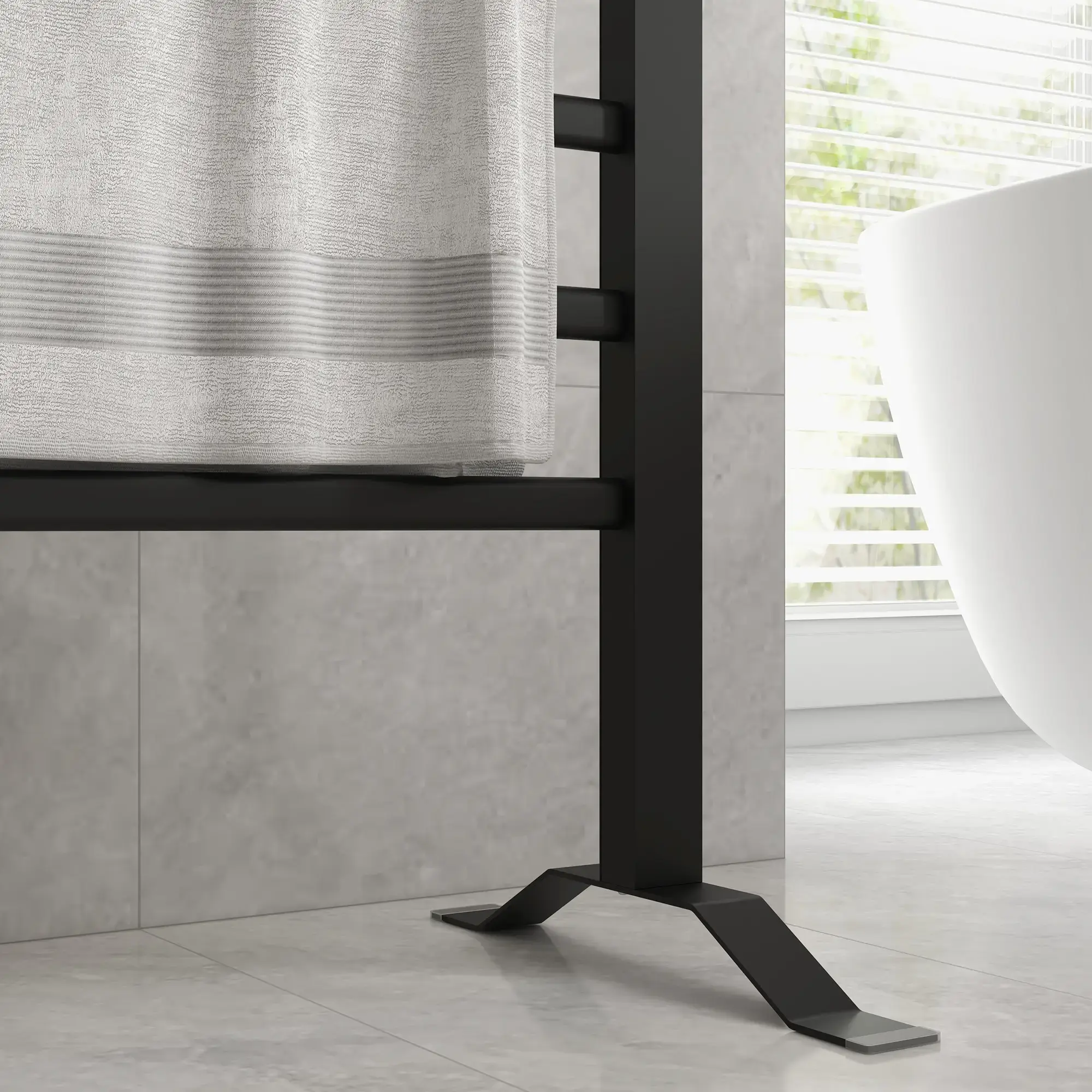 Полотенцесушитель Homcom 850-283V90BK 530x900 (Black) - 7