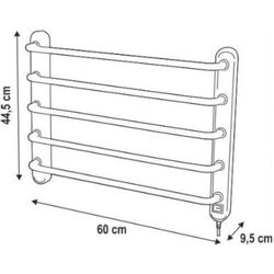 Полотенцесушитель Home FTW 4 600x445 (White) Thumb