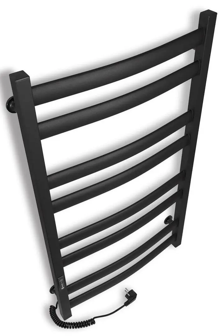 Uscator de prosop electric Laris Zebra Atlant CK8 500x900 Left (Black)