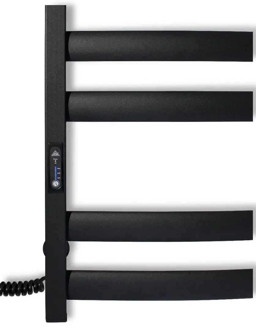 Uscator de prosop electric Laris Zebra Atlant CK8 500x900 Left (Black)