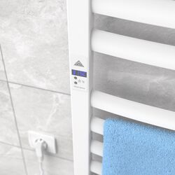 Полотенцесушитель электрический Laris Zebra Atlant Premium CK14 500х1200 Left (White) Thumb