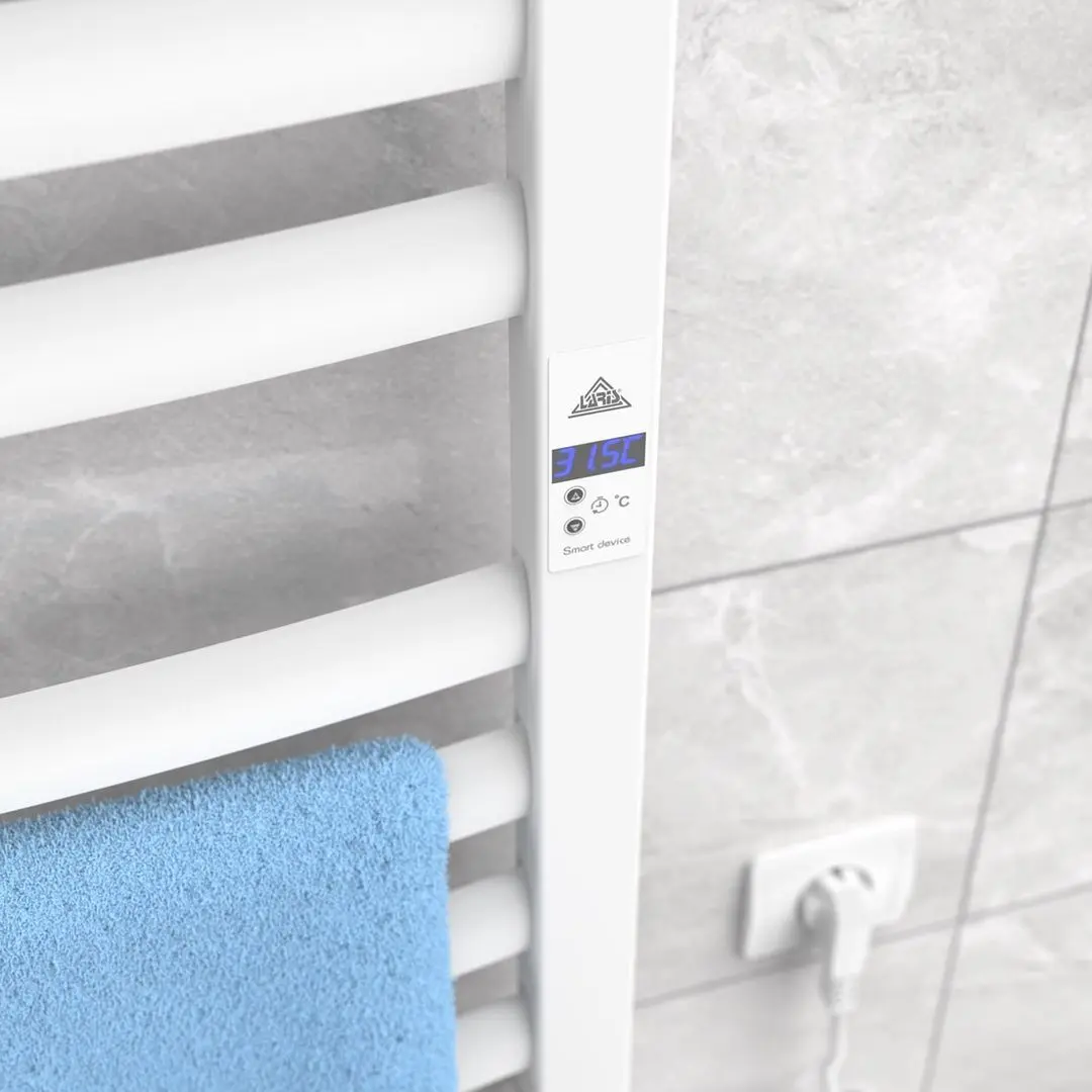 Uscator de prosop electric Laris Zebra Atlant Premium CK14 500х1200 Right (White)