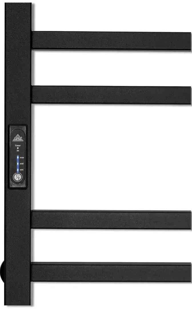 Полотенцесушитель электрический Laris Zebra Imidj CK12 350x900 Left (Black)