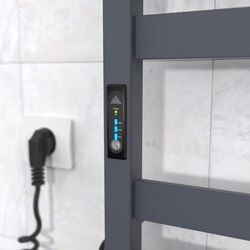 Полотенцесушитель электрический Laris Zebra Kvatro CK8 500х800 Left (Graphite) Thumb
