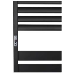 Полотенцесушитель электрический Laris Zebra Lavina CK10 500х900 Left (Black) Thumb