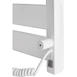 Полотенцесушитель электрический Laris Zebra Lavina CK10 500х900 Left (White) Thumb