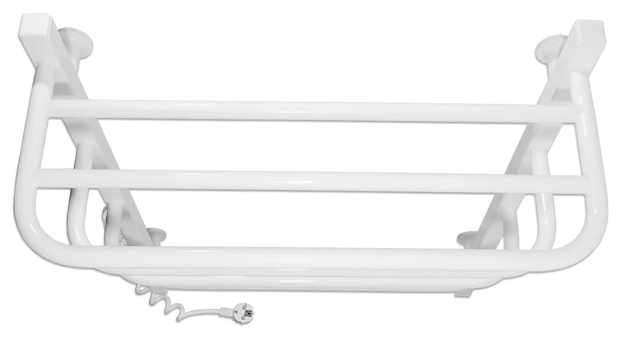 Полотенцесушитель электрический Laris Zebra Standart CK5 Shelf 500х660 Left (White)