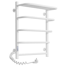 Полотенцесушитель электрический Laris Zebra Standart CK5 Shelf 500х660 Right (White) Thumb