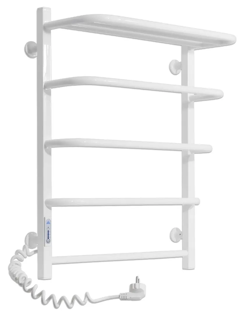 Полотенцесушитель электрический Laris Zebra Standart CK5 Shelf 500х660 Right (White)